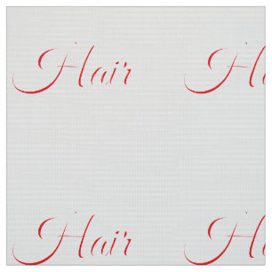 Friseursalon mit Haarschnitt Stoff