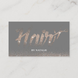 Friseursalon Moderne Rose Goldmedaille Terminkarte