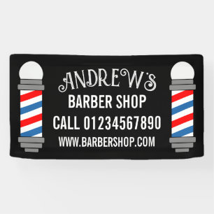 Friseursalon-Pole Banner