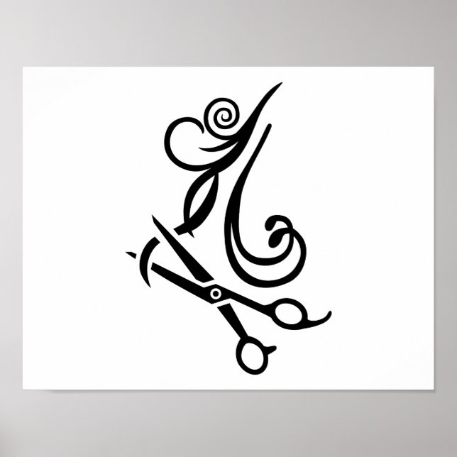 Friseursalon Poster (Vorne)