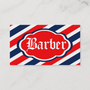 Friseursalon Schild Retro Vintage Geschäftskarte Visitenkarte