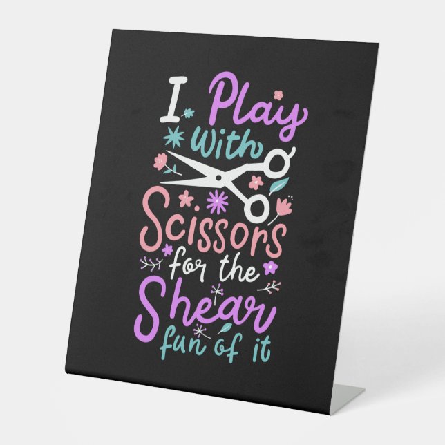 Friseursalon Sockelschild (Vorderseite)