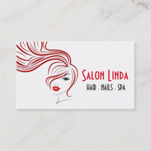 Friseursalon & Spa für Haare und Nägel Visitenkarte