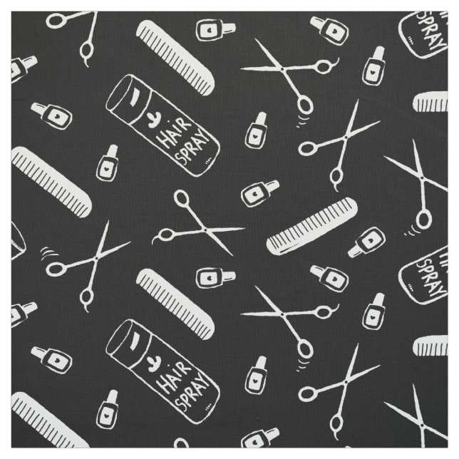 Friseursalon Stoff (Muster)