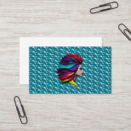 Friseursalon Stylist Beauty Shop Kosmetikindustrie Visitenkarte