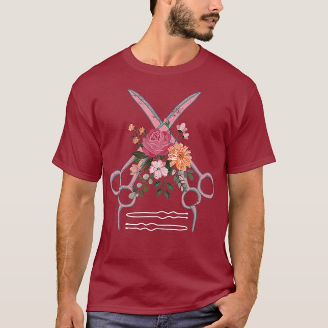 Friseursalon T-Shirt (Vorderseite)