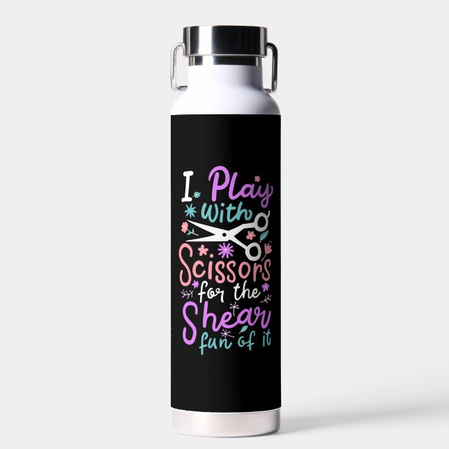 Friseursalon Trinkflasche (Vorne)