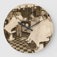 Friseursalon-Uhr