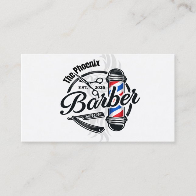 Friseursalon Visitenkarte (Vorderseite)