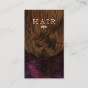 Friseursalon-Visitenkarte-Rosa-Schwarzes Visitenkarte