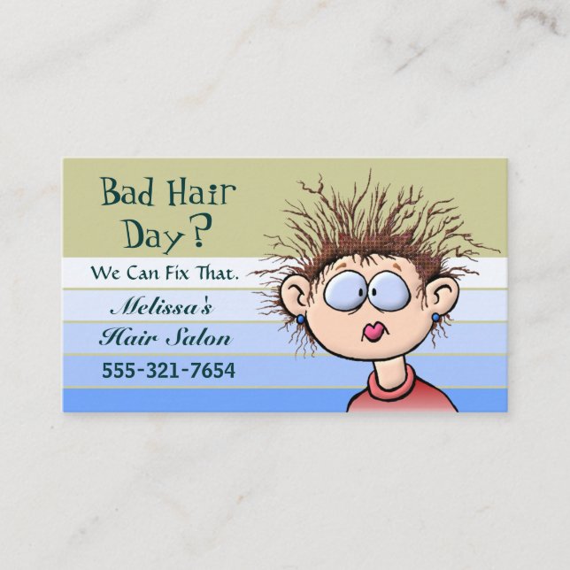 Friseursalon-Visitenkarte Visitenkarte (Vorderseite)