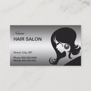 Friseursalon-Visitenkarte - wählen Sie Ihre Farbe Terminkarte