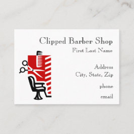 Friseursalon-Visitenkarten Visitenkarte