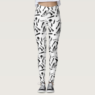 Friseursalon-Werkzeuge Leggings