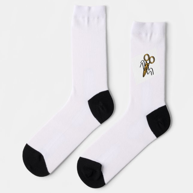 Friseursalonsocken Socken (Linkes Detail)