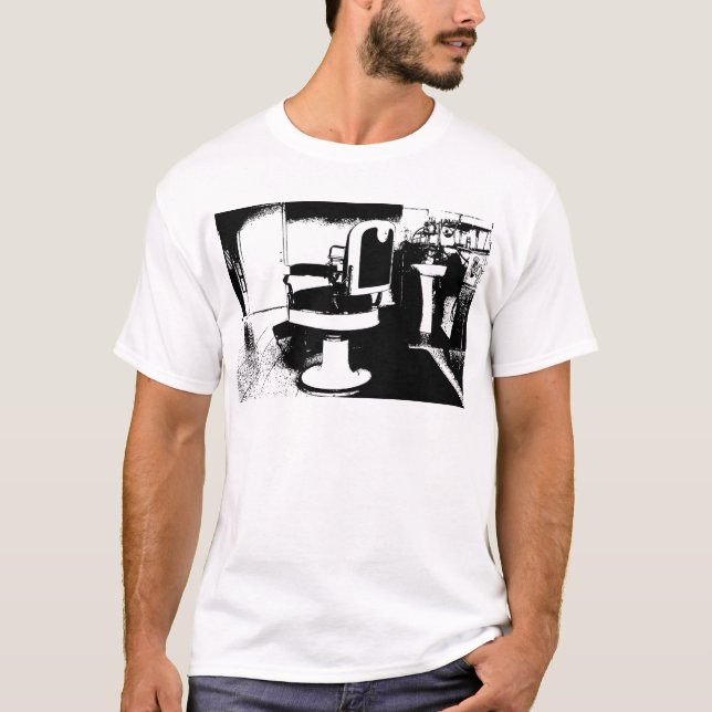 Friseursalonstuhl T-Shirt (Vorderseite)