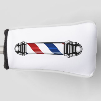 Friseurstangen Rot Weiß Blau Golf Design Headcover