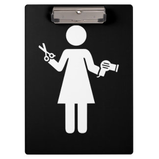 Friseursymbol Klemmbrett