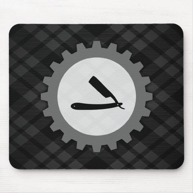 Friseurwerkstatt Mousepad (Vorne)