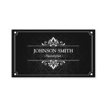 Friseurzettelkarte - Schatten des Damaskus