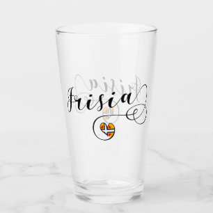 Frisia Flag Herz, Frisianer Glas