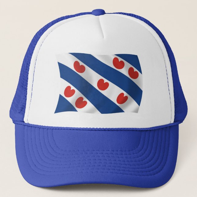 Frisians Flag Hat Truckerkappe (Vorderseite)