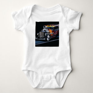 Frisierte Auto Baby Strampler