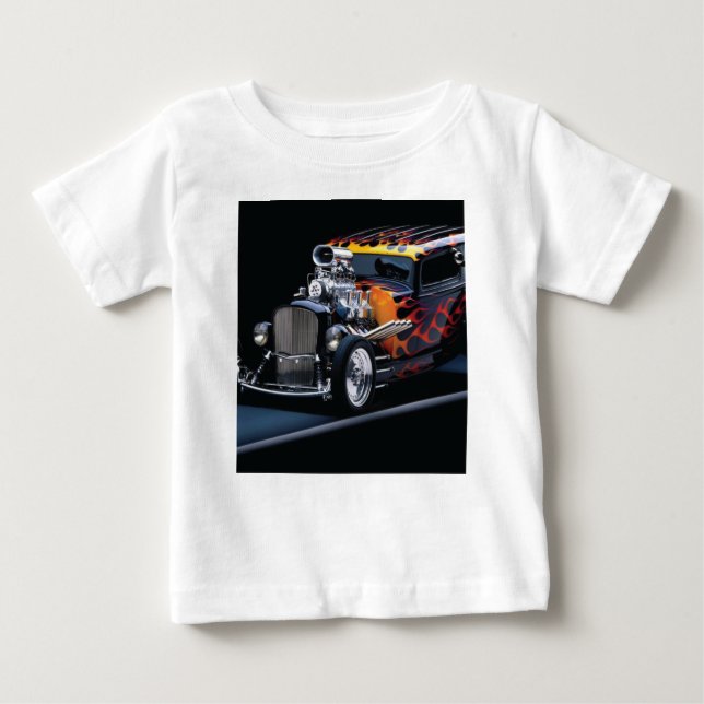 Frisierte Auto Baby T-shirt (Vorderseite)