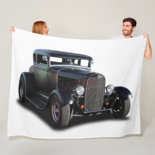 FRISIERTE AUTO FLEECEDECKE