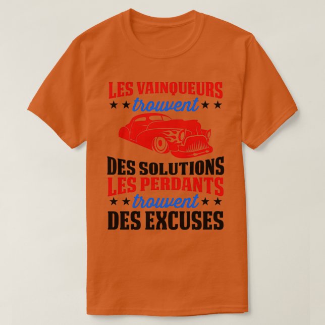 Frisierte Auto für Autofahrer T-Shirt (Design vorne)