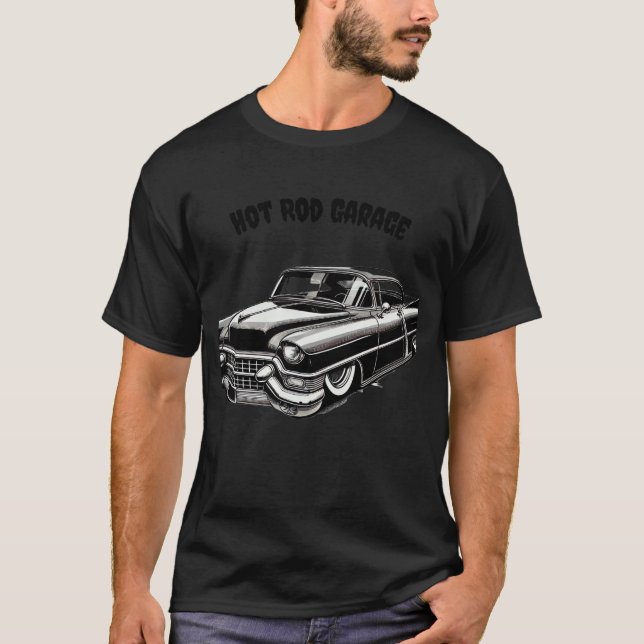 Frisierte Auto Garage T-Shirt (Vorderseite)
