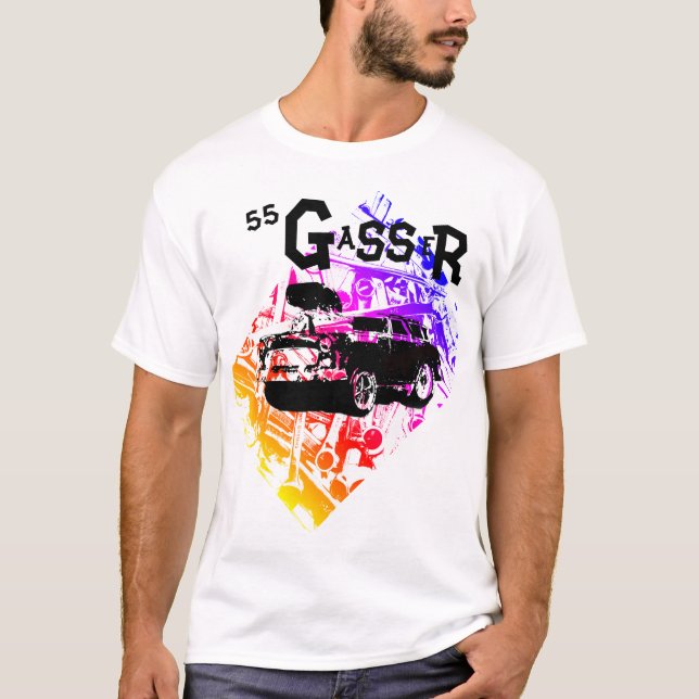 Frisierte Auto Gasser T - Shirt (Vorderseite)
