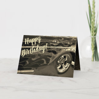 Frisierte Auto Geburtstag, hoffen, dass Sie die Fa Einladung
