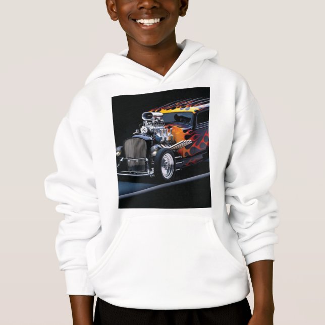 Frisierte Auto Hoodie (Vorderseite)