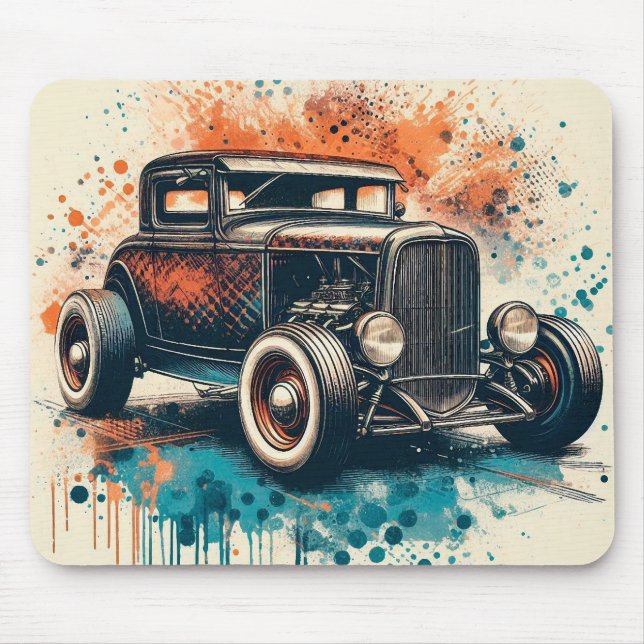 Frisierte Auto Mousepad (Vorne)