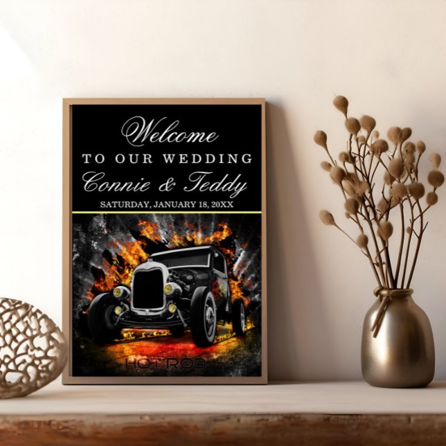 Frisierte Auto Party Feuer Hochzeit Schildkröte Poster (Von Creator hochgeladen)