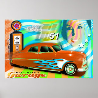 Frisierte Auto Poster