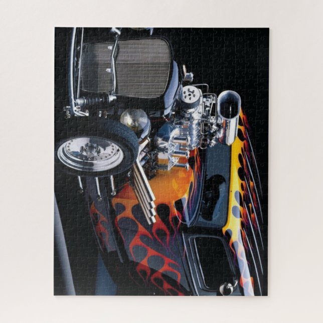Frisierte Auto Puzzle (Vertikal)