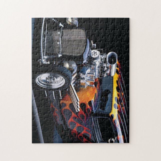 Frisierte Auto Puzzle (Vertikal)