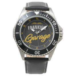 Frisierte Auto Retro Neon Style Biker Custom Garag Armbanduhr