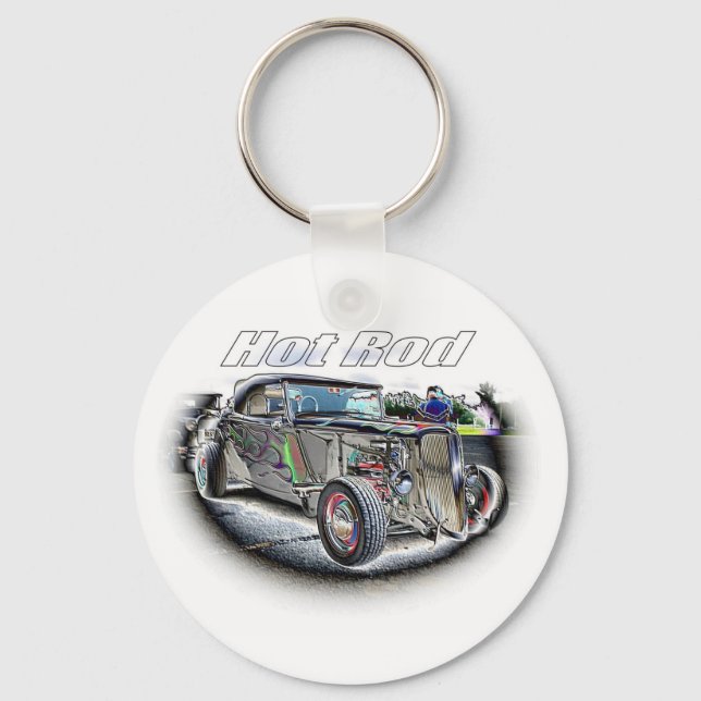 Frisierte Auto Schlüsselanhänger (Vorderseite)