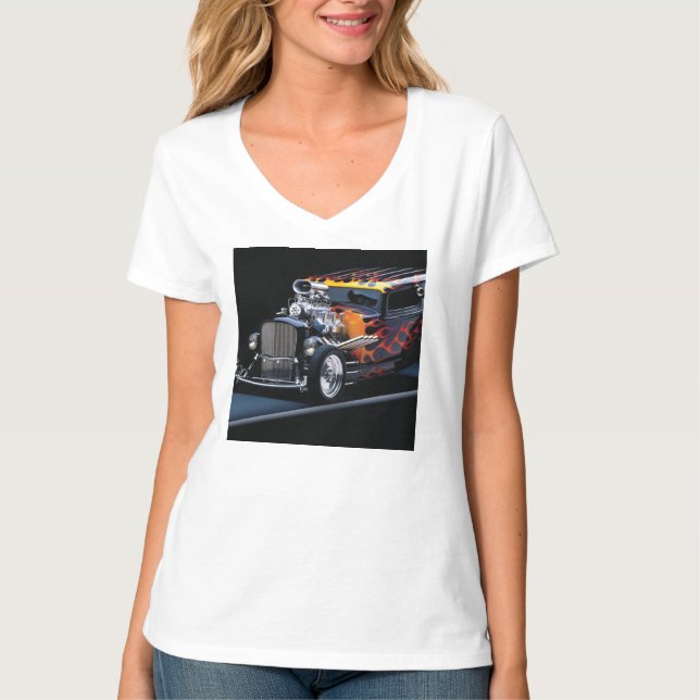 Frisierte Auto T-Shirt (Vorderseite)