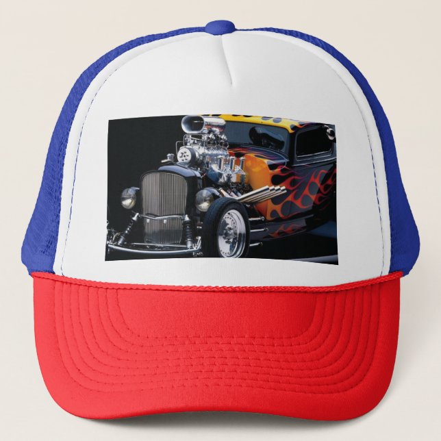 Frisierte Auto Truckerkappe (Vorderseite)