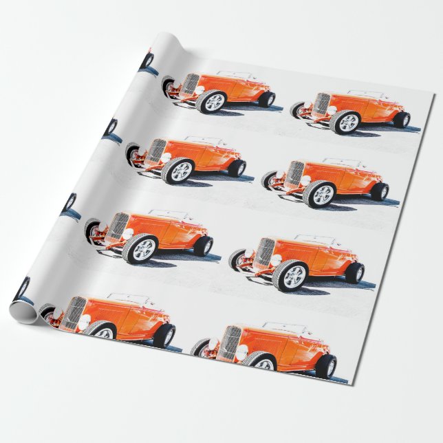 frisierte Auto Wrapping Paper Geschenkpapier (Ungerollt)