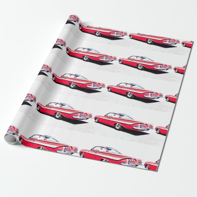 frisierte Auto Wrapping Paper Geschenkpapier (Ungerollt)