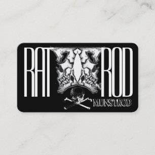 Frisierten Autos und Automobil-Visitenkarten Visitenkarte