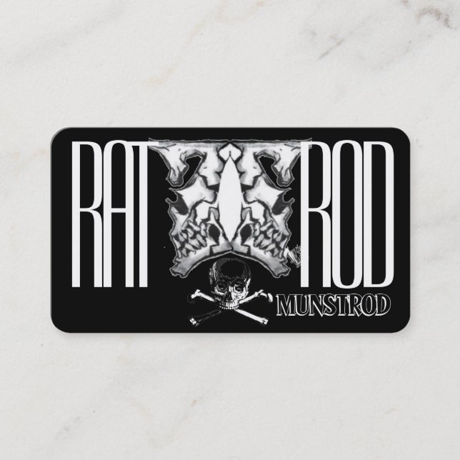 Frisierten Autos und Automobil-Visitenkarten Visitenkarte (Vorderseite)