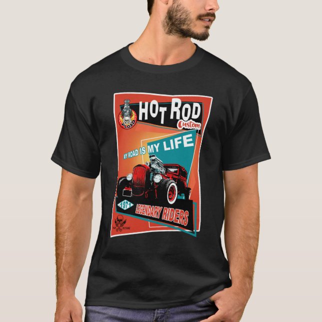 Frisierten Autos Zoll 1932 - Meine Straße ist mein T-Shirt (Vorderseite)