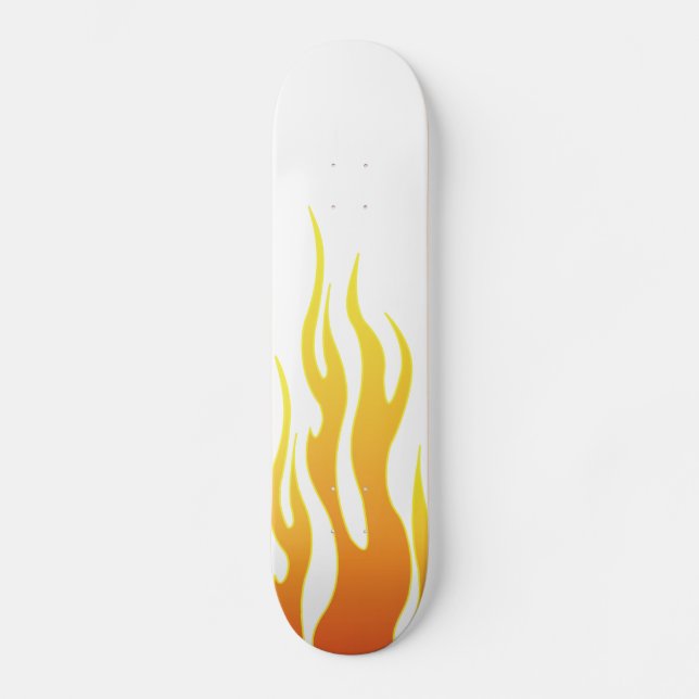 Frisiertes Auto flammt Skateboard (Vorderseite)