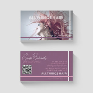 Frisör-Haarstylist, Salon-Visitenkarte Visitenkarte